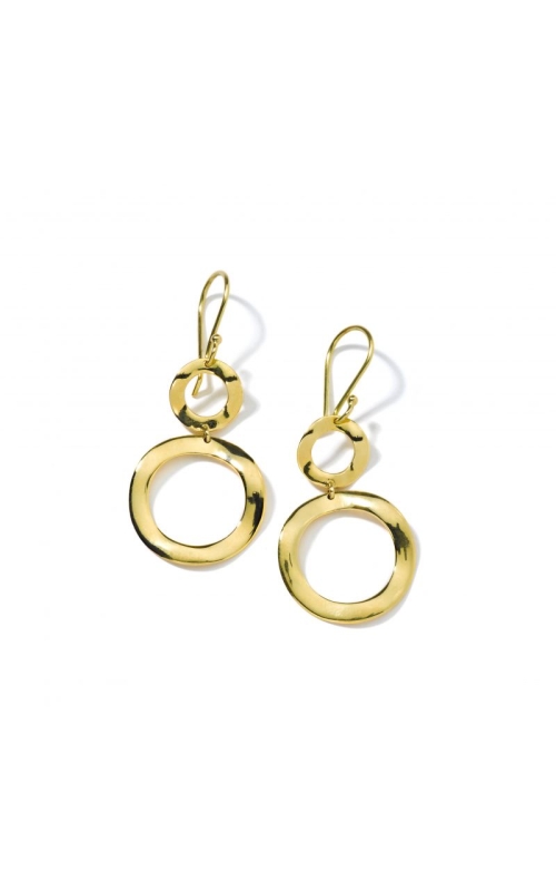 Mini Snowman Earrings in 18K Gold