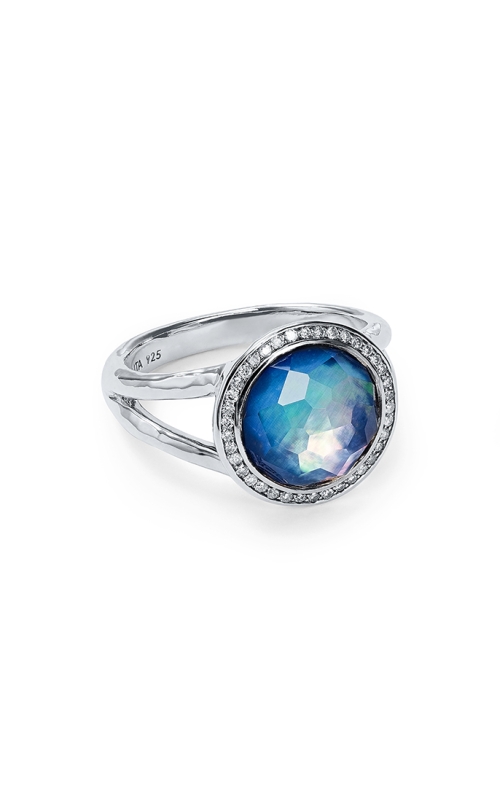 Mini Ring in Sterling Silver with Diamonds